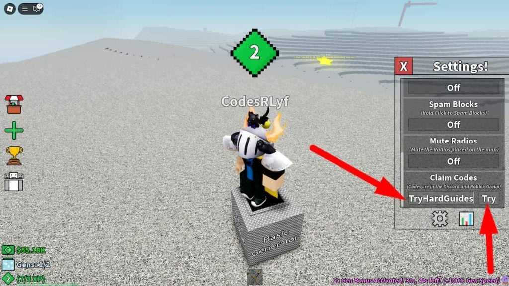 Como resgatar códigos no Cashflow 2 Roblox