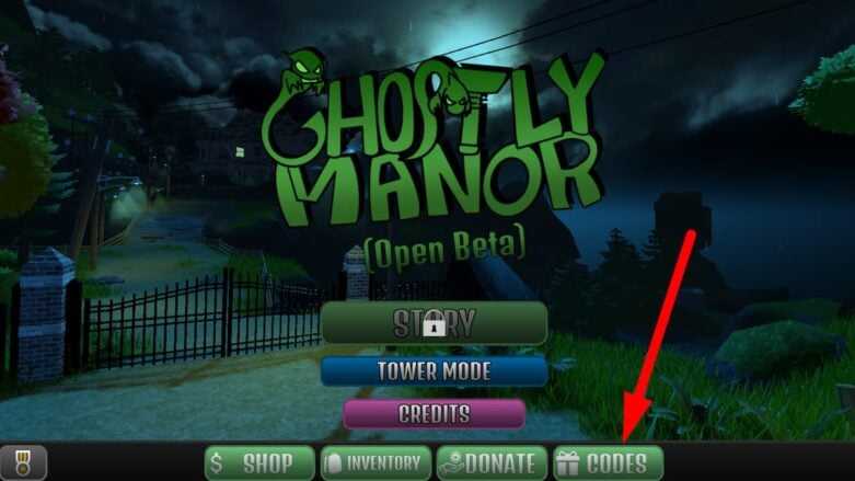 Como resgatar códigos em Ghostly Manor Roblox