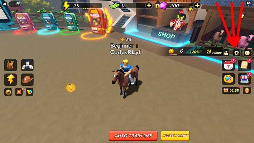 Como resgatar códigos finais de corrida de cavalos Roblox