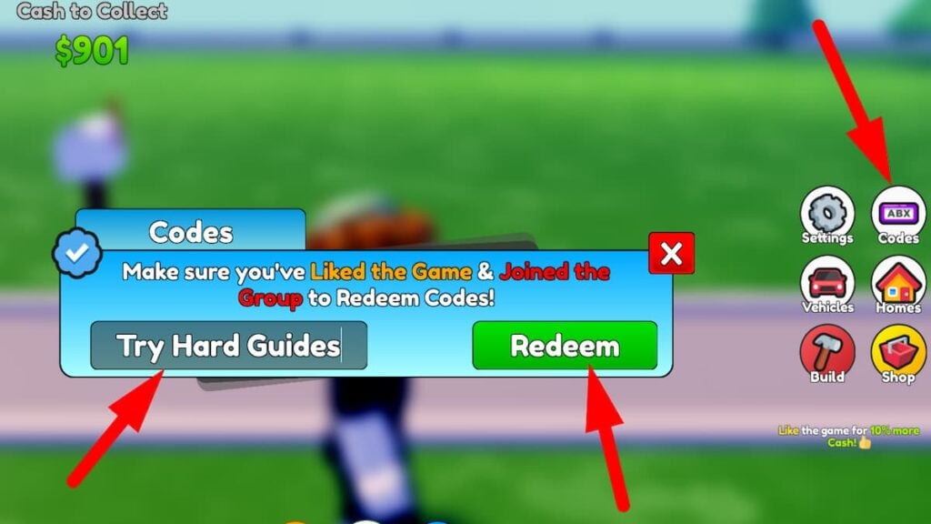Como resgatar códigos no Ultimate Home Tycoon Roblox