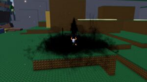 Roblox Anime Auras Rng Avatar Enveloped In Pure Black Flames