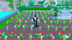 Roblox Flower Simulator Standing In A Field Of Poppies