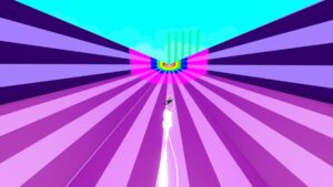 Roblox Slingshot Race Simulator Avatar Ragdolling Down Pink Purple Half Pipe