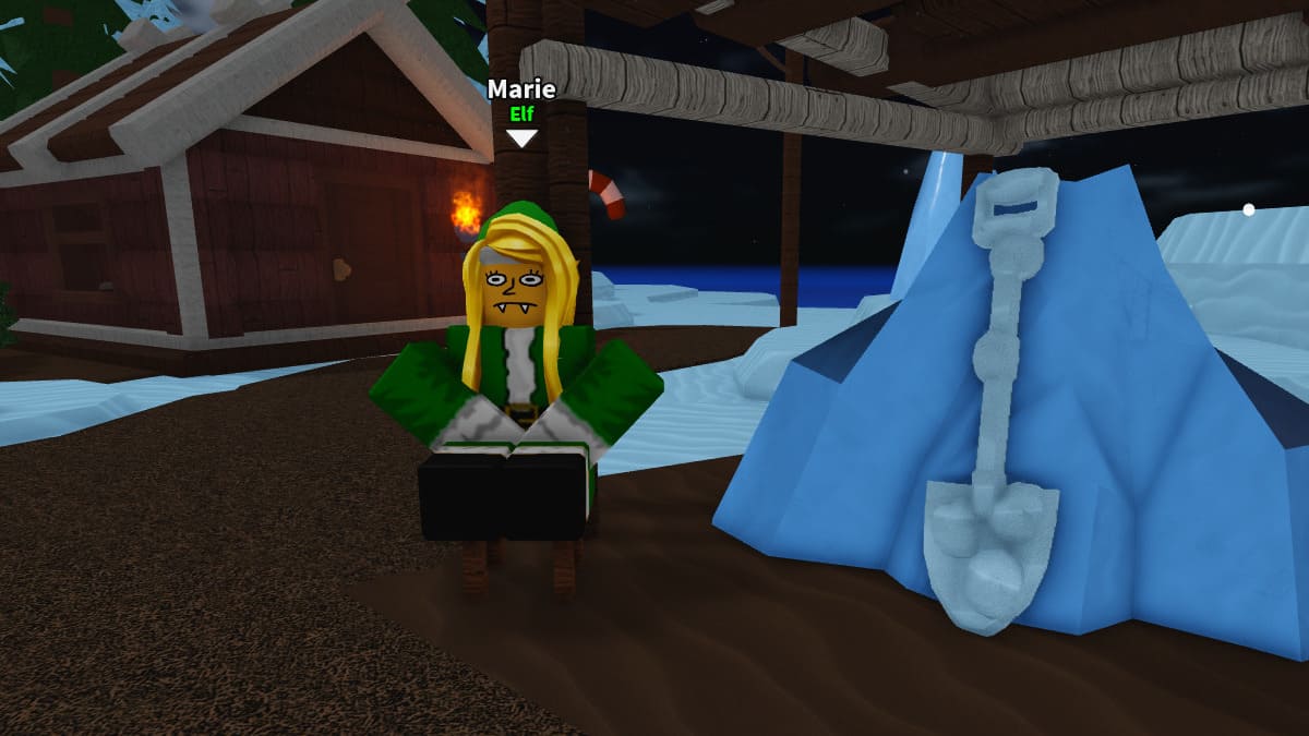 Marie, Elfa NPC em Dig It Roblox