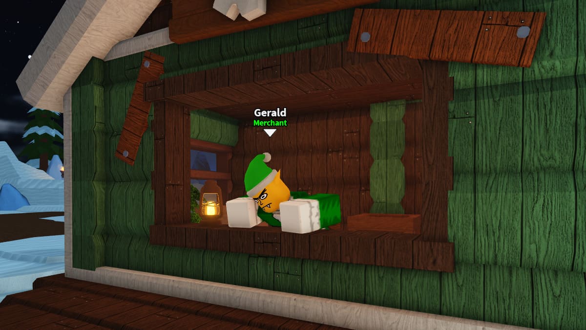 Gerald, NPC comerciante em Dig It Roblox