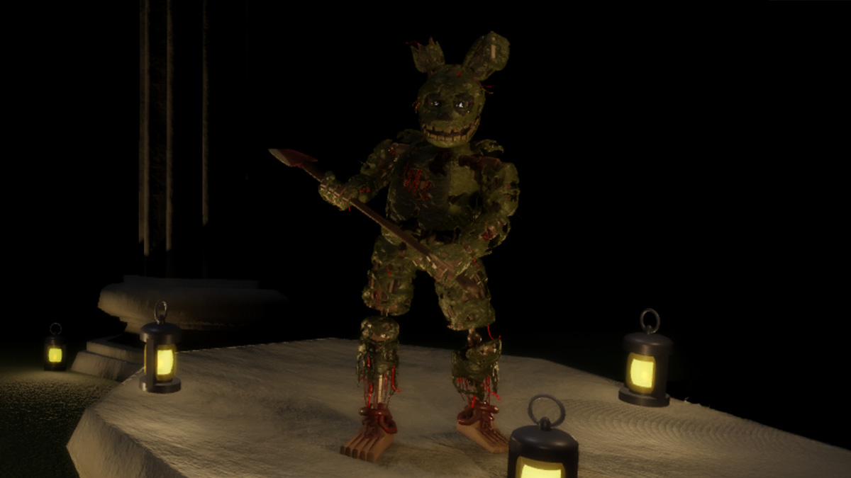 Springtrap em Pillar Chase 2.