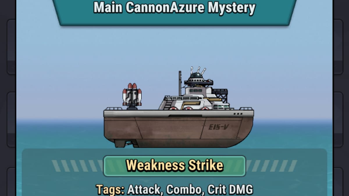 Navio de batalha Weakness Strike em High Seas Hero