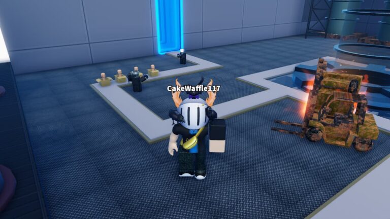 Roblox Box Tower Defense Units Attacking Cardboard Box People As A Nearby Forklift Burns