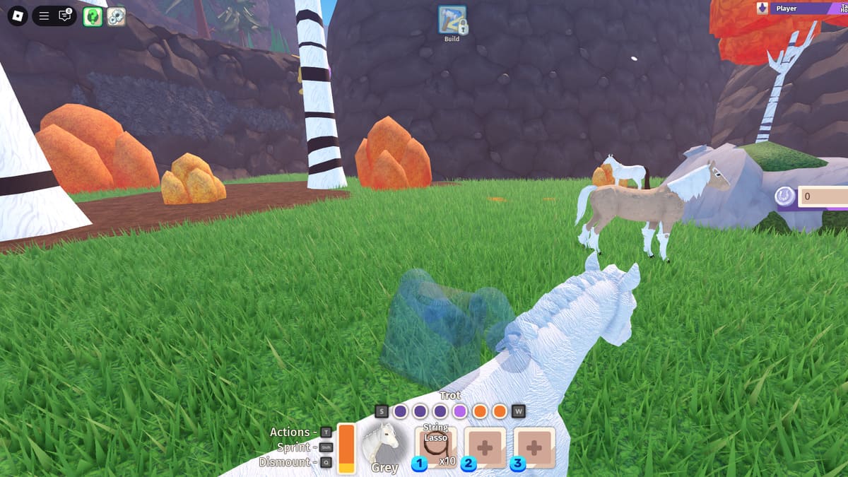 Cavalos em estado selvagem em Horse Life Roblox