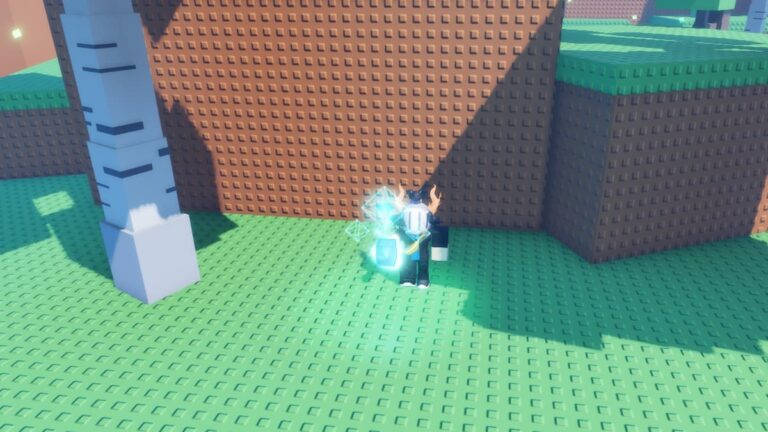 Roblox Water Drinking Simulator Avatar Wearing Helmet Holding Blue Diamond Cup