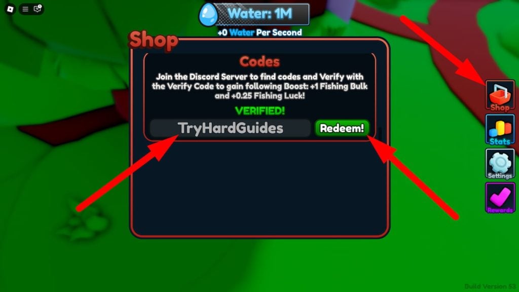 Como resgatar códigos no Roblox incremental de bombeamento de água