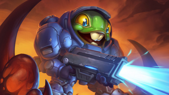 Entrevista com Hearthstone Heroes of Starcraft: Grunty, o murloc em armadura terráquea