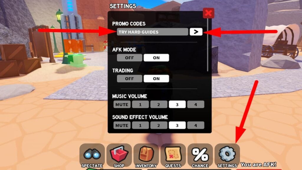 Como resgatar códigos em ser NPC ou DIE ROBLOX