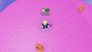 Roblox Soup Incremental Standing On Pink Planet With Brown Cereal